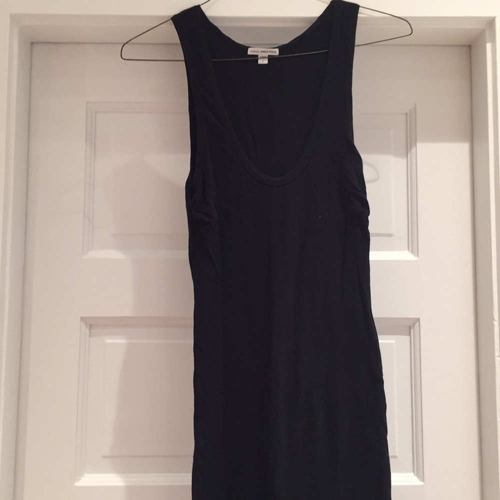 James Perse long bodycon black dress